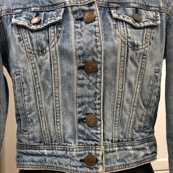 🦅American Eagle Women’s Jean Jacket – Size XS - Picture 8 of 13